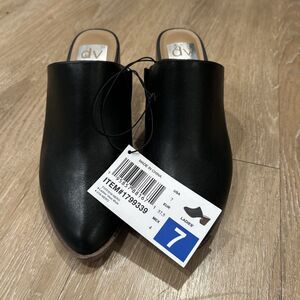 dv Dolce Vita NERO Ladies' Heel Mule BLACK Size 7